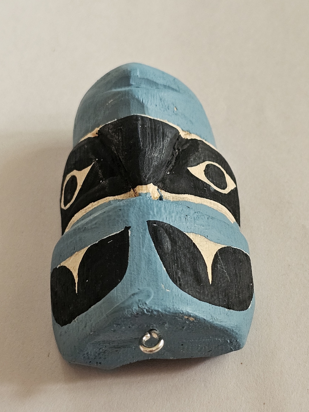 First Nations Carved Mini Mask - Picture 3 of 5